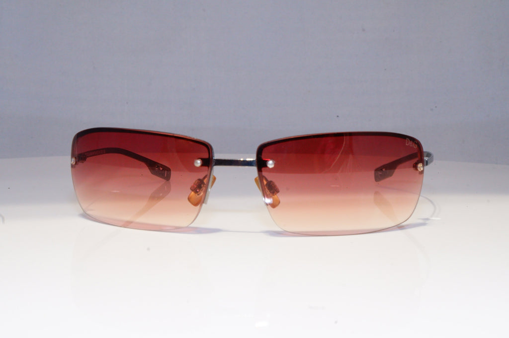 DOLCE & GABBANA Mens Womens Vintage Designer Sunglasses Silver D&G 2121 81 20785