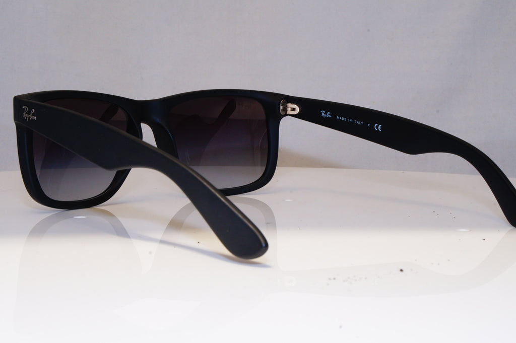 RAY-BAN Mens Designer Sunglasses Black Square JUSTIN RB 4165 601/8G 21117
