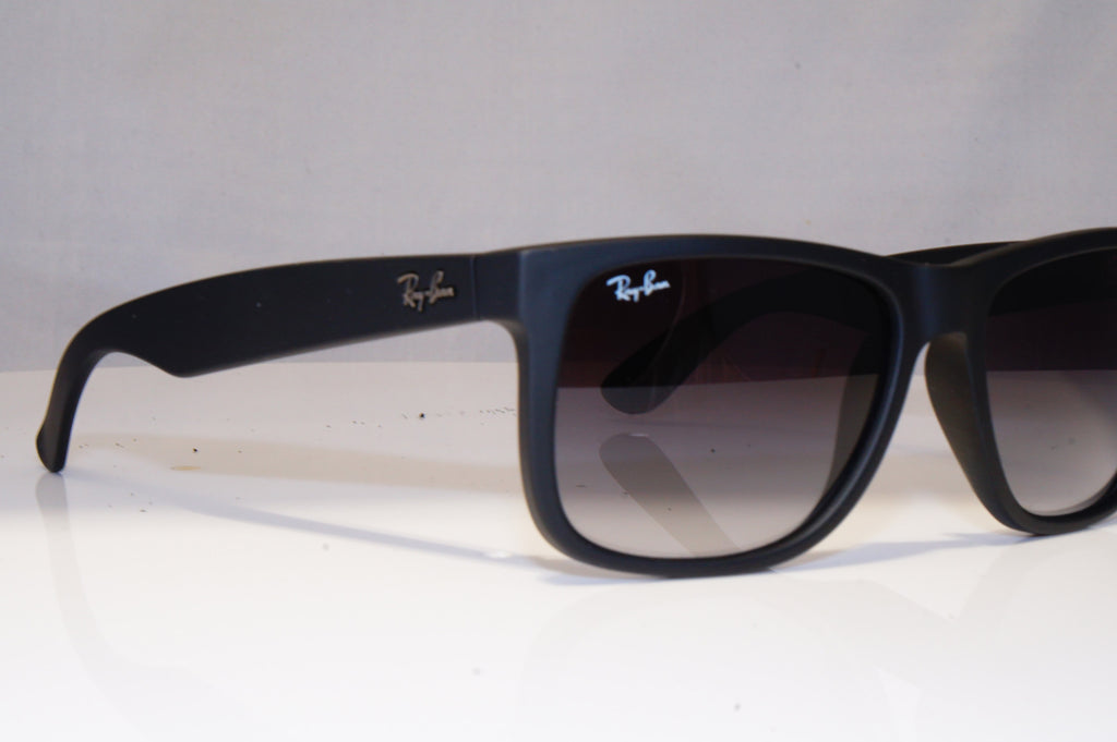 RAY-BAN Mens Designer Sunglasses Black Square JUSTIN RB 4165 601/8G 21117