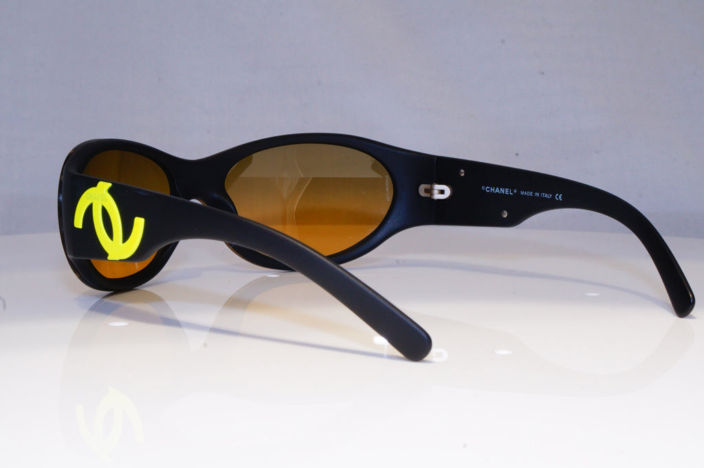 CHANEL Mens Womens Designer Sunglasses Black Wrap 5073 555/18 19719