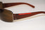 PRADA Mens Designer Polarized Sunglasses Brown Shield SPS 52E 5AV-5Y1 16104
