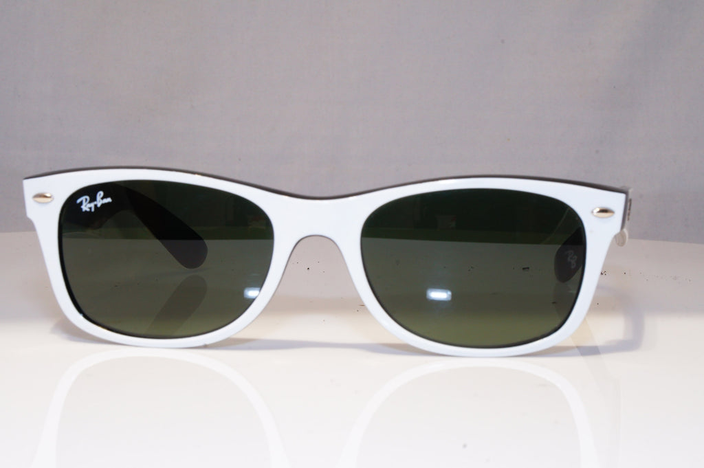 RAY-BAN Mens Sunglasses White Rectangle COLORMIX NEW WAYFARER RB 2132 WHT 21656