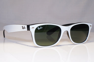RAY-BAN Mens Sunglasses White Rectangle COLORMIX NEW WAYFARER RB 2132 WHT 21656