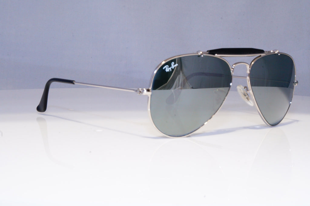 RAY-BAN Mens Designer Sunglasses Silver Pilot RB 3407 003/40 20827