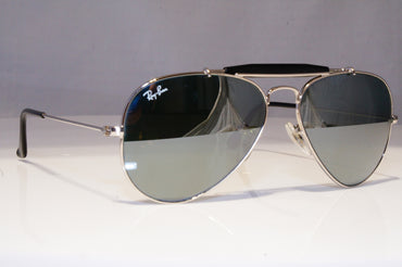 RAY-BAN Mens Designer Sunglasses Silver Pilot RB 3407 003/40 20827