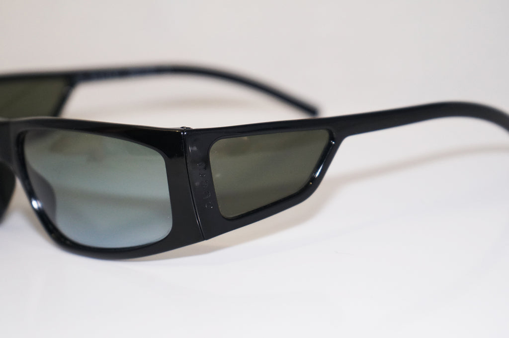 GUCCI 1990 Vintage Mens Designer Sunglasses Black Rectangle GG 1195 T9S 16138