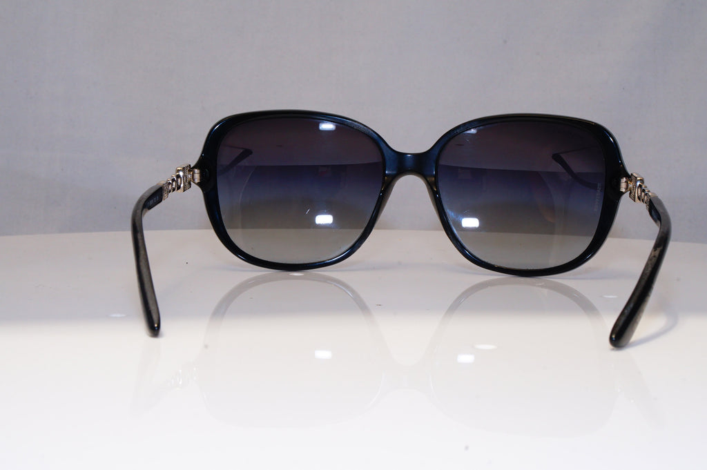 BVLGARI Womens Diamante Designer Sunglasses Black Square 8112 501/8G 21105