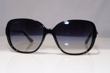BVLGARI Womens Diamante Designer Sunglasses Black Square 8112 501/8G 21105