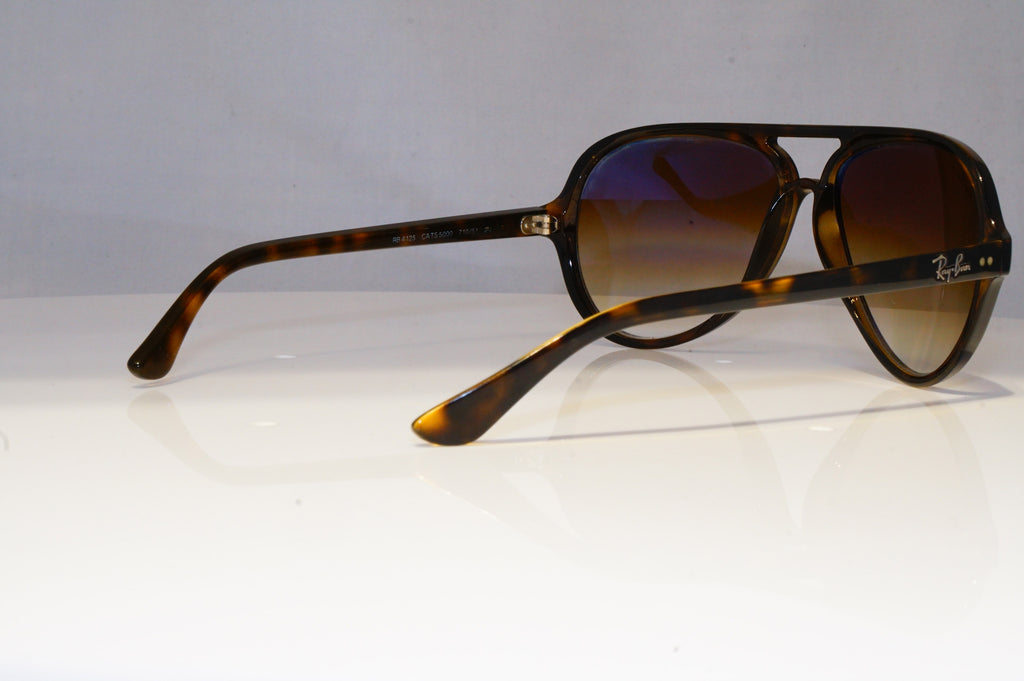 RAY-BAN Mens Womens Designer Sunglasses Brown Pilot CATS RB 4125 710/51 20812