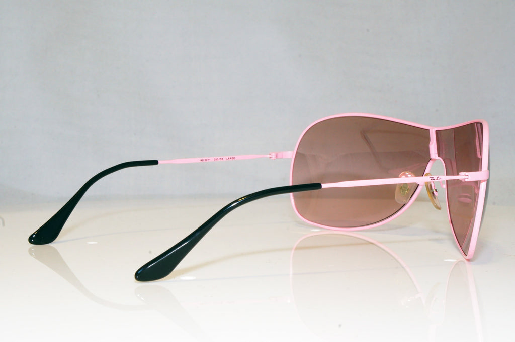 RAY-BAN Mens Womens Unisex Designer Sunglasses Pink Shield RB 3211 030/7E 17597