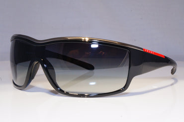 PRADA Mens Designer Sunglasses Black Shield SPS 05G 1AB-5D1 19698