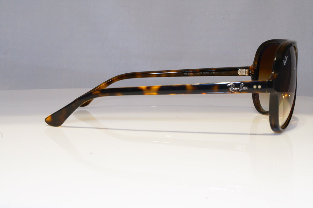 RAY-BAN Mens Womens Designer Sunglasses Brown Pilot CATS RB 4125 710/51 20812