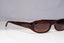 EMPORIO ARMANI Womens Vintage Sunglasses Brown Rectangle NOS NEW 639 063 21119