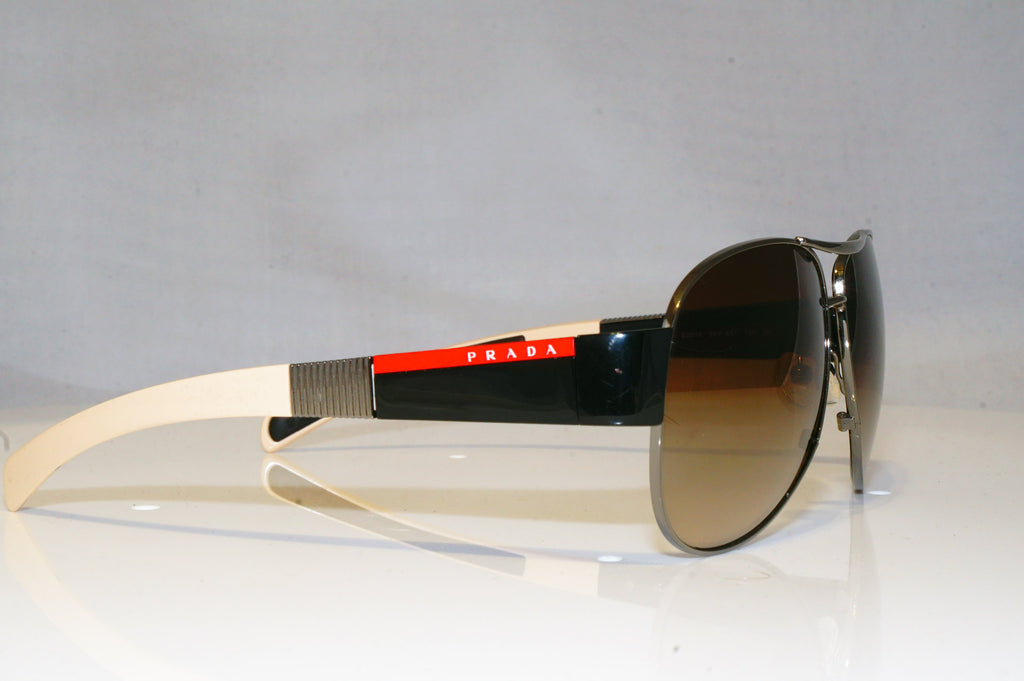 PRADA Mens Designer Sunglasses Teal Aviator SPS 51H 5AV-6S1 17576