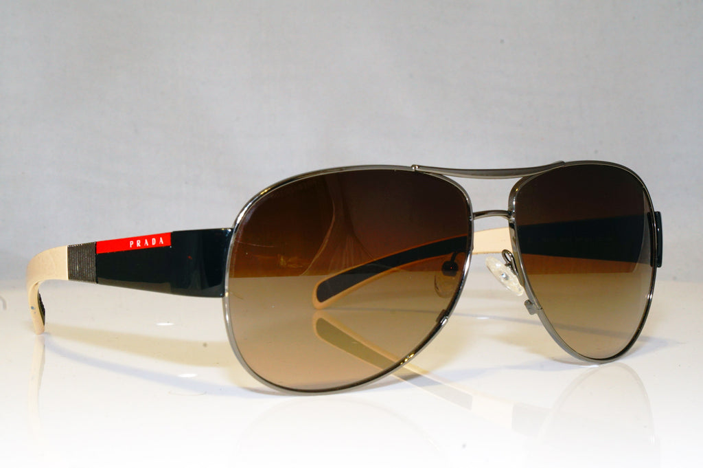 PRADA Mens Designer Sunglasses Teal Aviator SPS 51H 5AV-6S1 17576