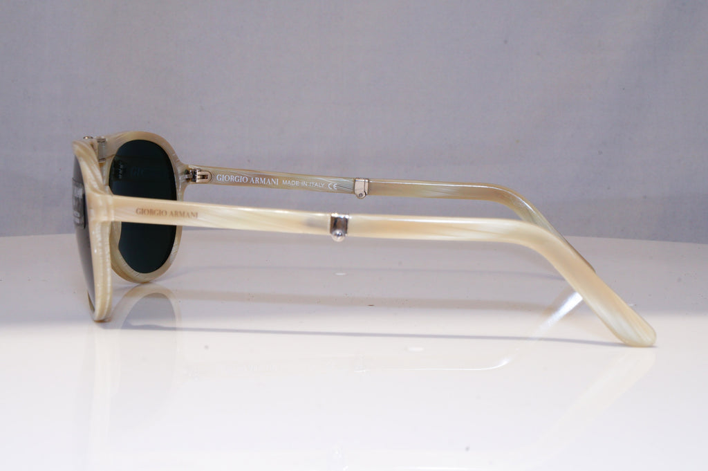 GIORGIO ARMANI Mens Womens Sunglasses Brown Folding BEIGE NEW 2522 519 21111