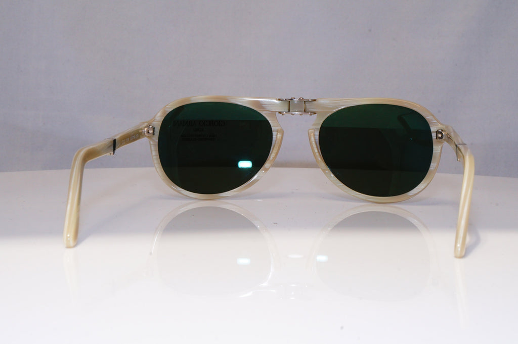GIORGIO ARMANI Mens Womens Sunglasses Brown Folding BEIGE NEW 2522 519 21111