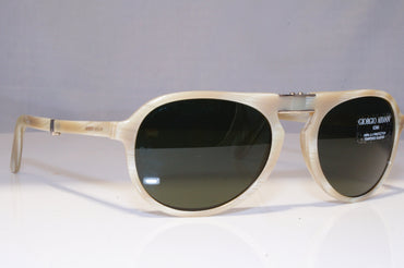 GIORGIO ARMANI Mens Womens Sunglasses Brown Folding BEIGE NEW 2522 519 21111
