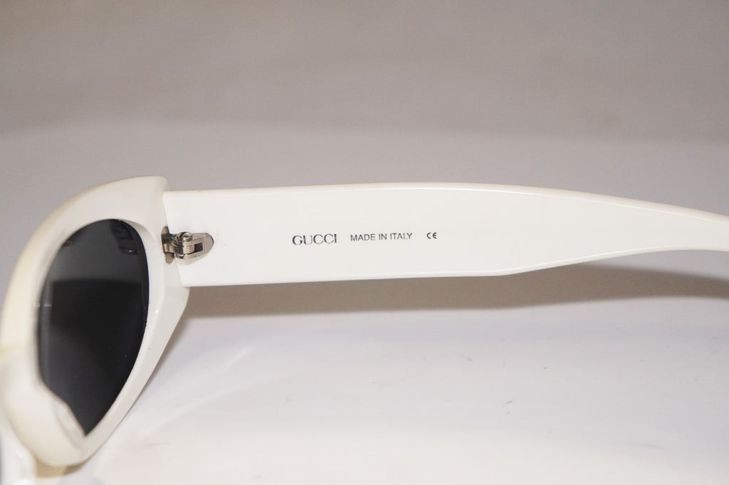 GUCCI 1990 Vintage Womens Designer Sunglasses White Rectangle GG 2196 C29 15308