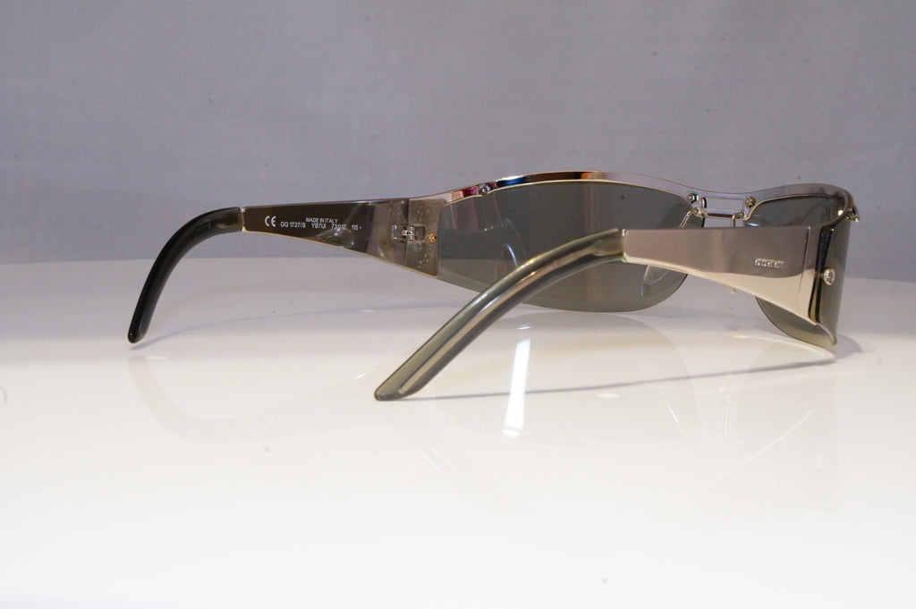 GUCCI Mens Polarized Vintage 1990 Designer Sunglasses Silver GG 1727 YB7UI 20823
