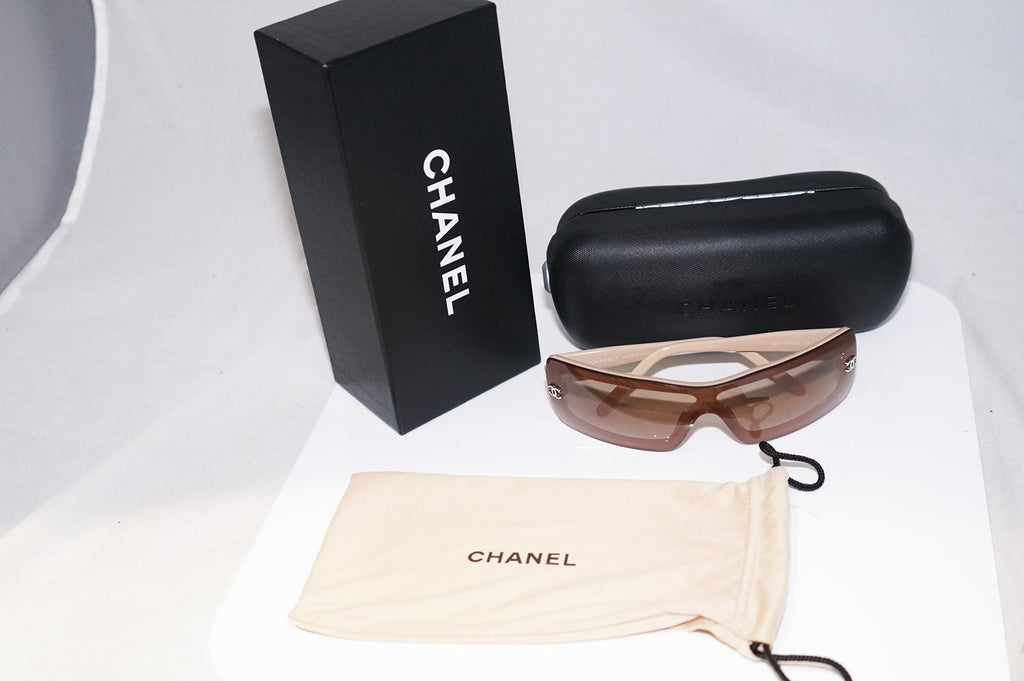 CHANEL Boxed Womens Designer Sunglasses Brown Shield 5067 C.710/13 14953