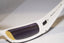 PRADA Vintage Mens Designer Sunglasses White Wrap SPS 06E 4AO-3M1 15322