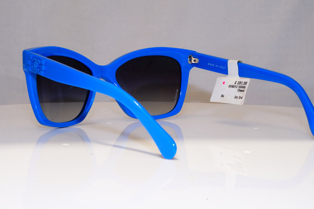 CHANEL Womens Designer Sunglasses Blue Butterfly NEW 5313 1504/6S 21108