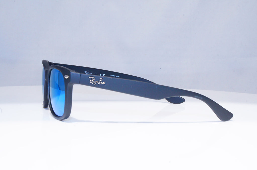 RAY-BAN Boys Girls Mirror Junior Sunglasses Blue New Wayfarer RJ 9052 18713