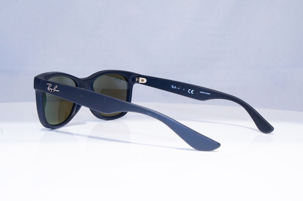 RAY-BAN Boys Girls Mirror Junior Sunglasses Blue New Wayfarer RJ 9052 18713