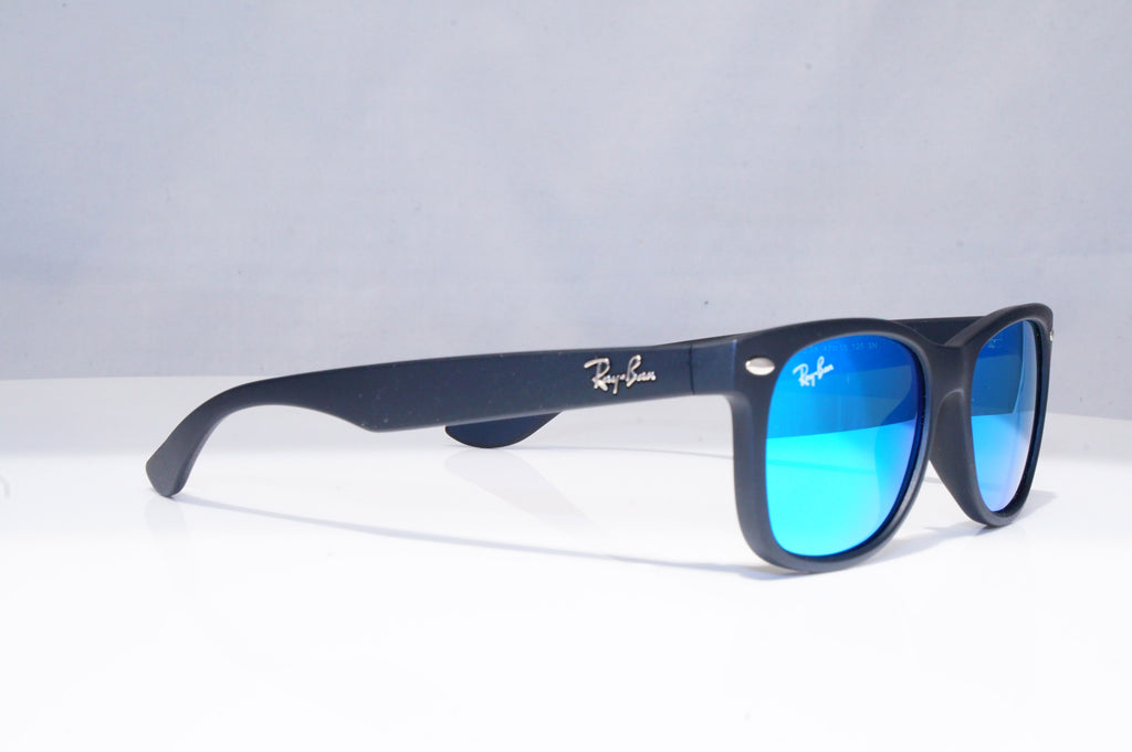 RAY-BAN Boys Girls Mirror Junior Sunglasses Blue New Wayfarer RJ 9052 18713