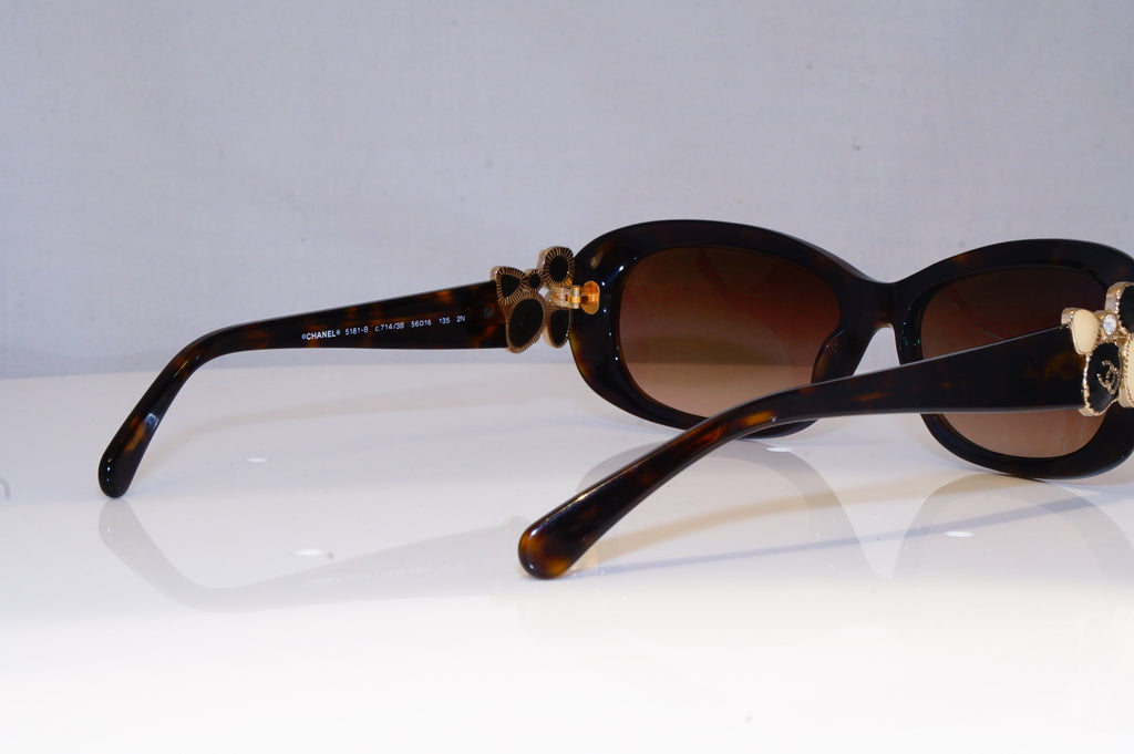 CHANEL Womens Designer Sunglasses Brown Rectangle 5181-B 714/3B 19680