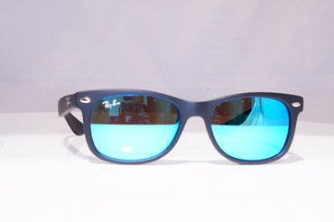 RAY-BAN Boys Girls Mirror Junior Sunglasses Blue New Wayfarer RJ 9052 18713