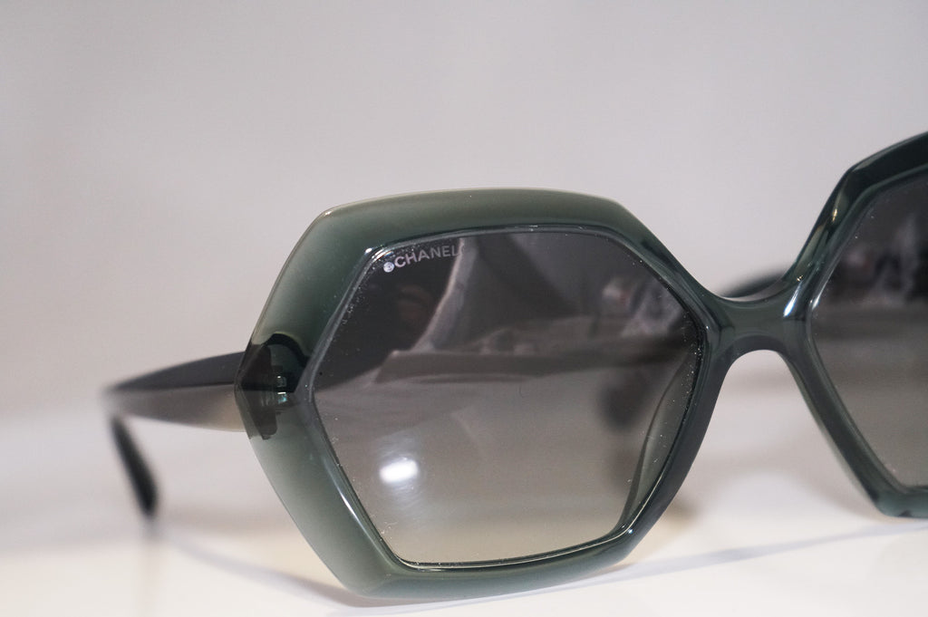 CHANEL New Womens Designer Sunglasses Green Hexagon 5367 C.1546/71 15324