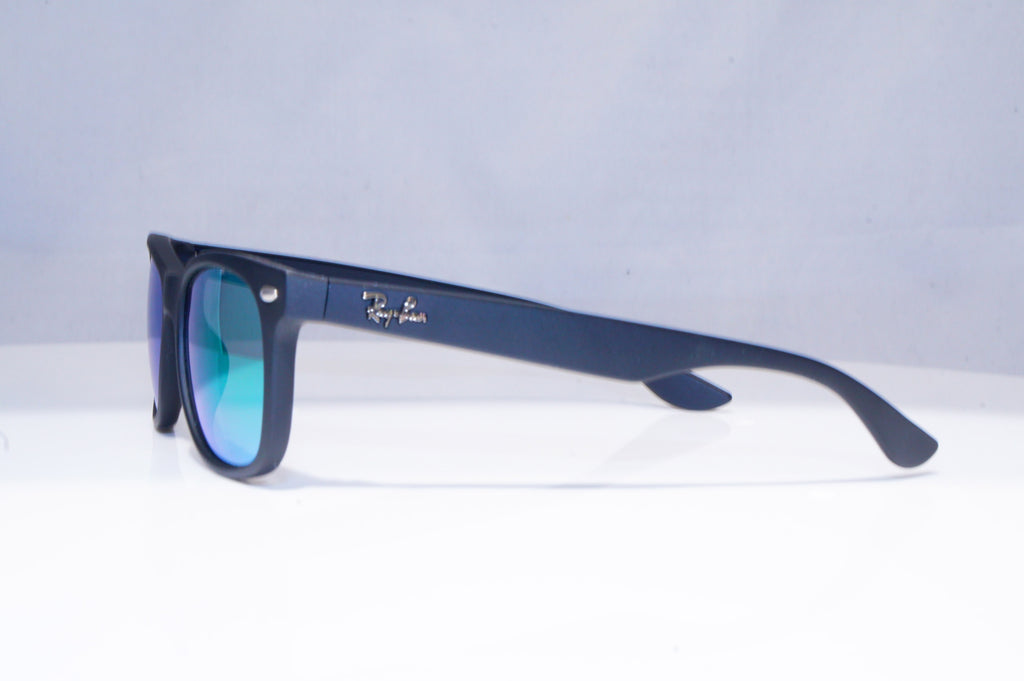 RAY-BAN Boys Girls Mirror Junior Sunglasses Green New Wayfarer RJ 9052 18714