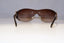 BVLGARI Mens Diamante Designer Sunglasses Brown Shield 6093 245/13 20811