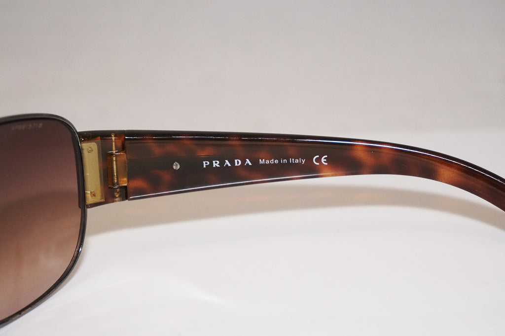 PRADA Mens Designer Sunglasses Brown Aviator SPR 52G 5AV-6S1 14983