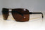 EMPORIO ARMANI Mens Designer Sunglasses Brown Aviator EA 2001 3020/73 17560