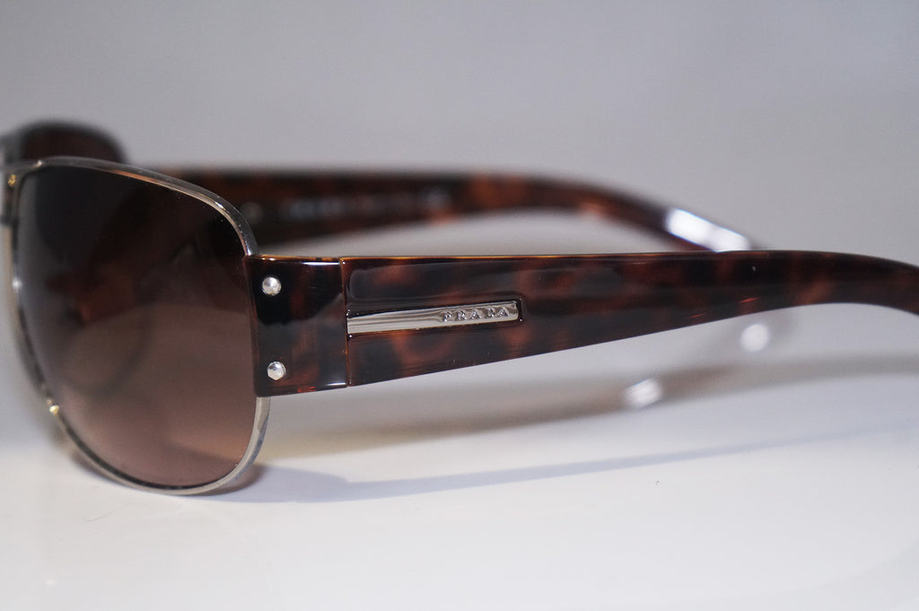 PRADA Mens Designer Sunglasses Brown Aviator SPR 52G 5AV-6S1 14983
