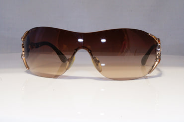 BVLGARI Mens Diamante Designer Sunglasses Brown Shield 6093 245/13 20811