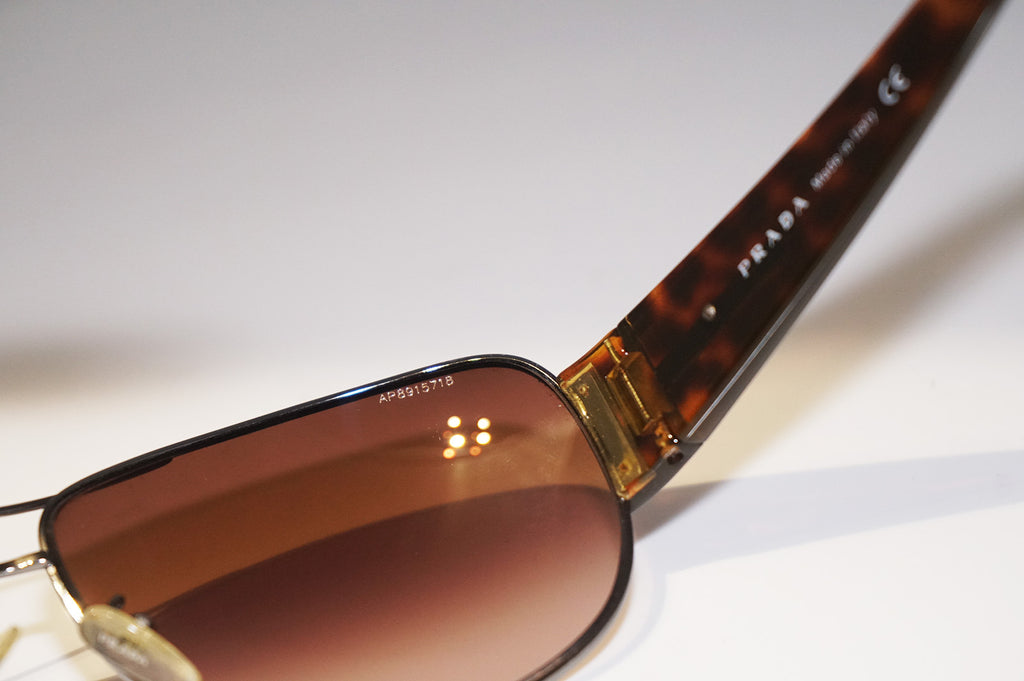 PRADA Mens Designer Sunglasses Brown Aviator SPR 52G 5AV-6S1 14983