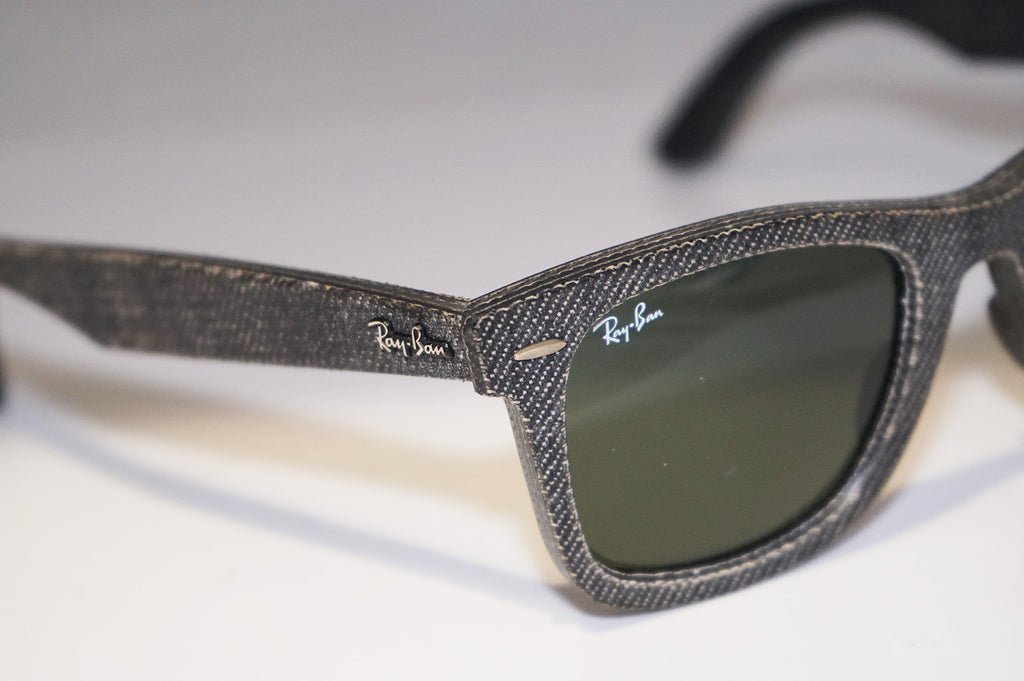 RAY-BAN Mens Designer Sunglasses Grey Wayfarer Denim RB 2140 1162 15331