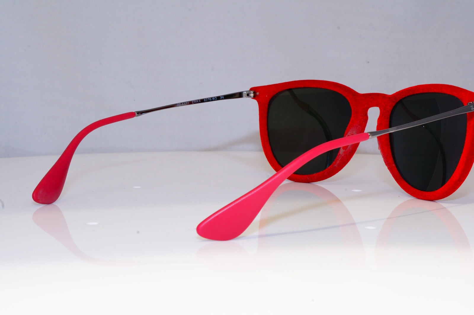 Red Frame Sunglasses, Velvet Sunglasses