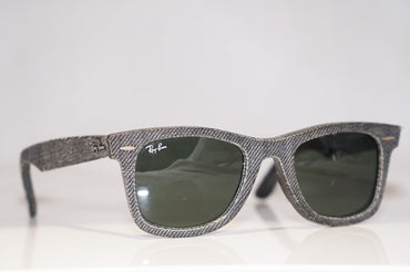 RAY-BAN Mens Designer Sunglasses Grey Wayfarer Denim RB 2140 1162 15331
