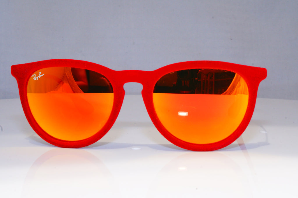 RAY-BAN Womens Mirror Designer Sunglasses Red VELVET ERIKA RB 4171 6076/6Q 19688