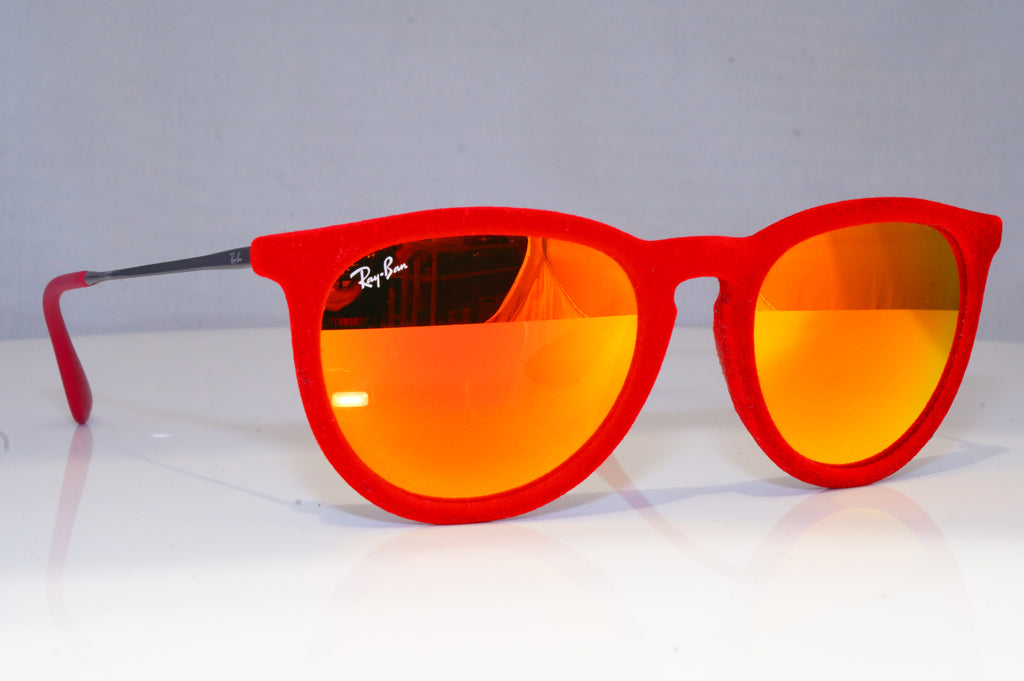 RAY-BAN Womens Mirror Designer Sunglasses Red VELVET ERIKA RB 4171 6076/6Q 19688