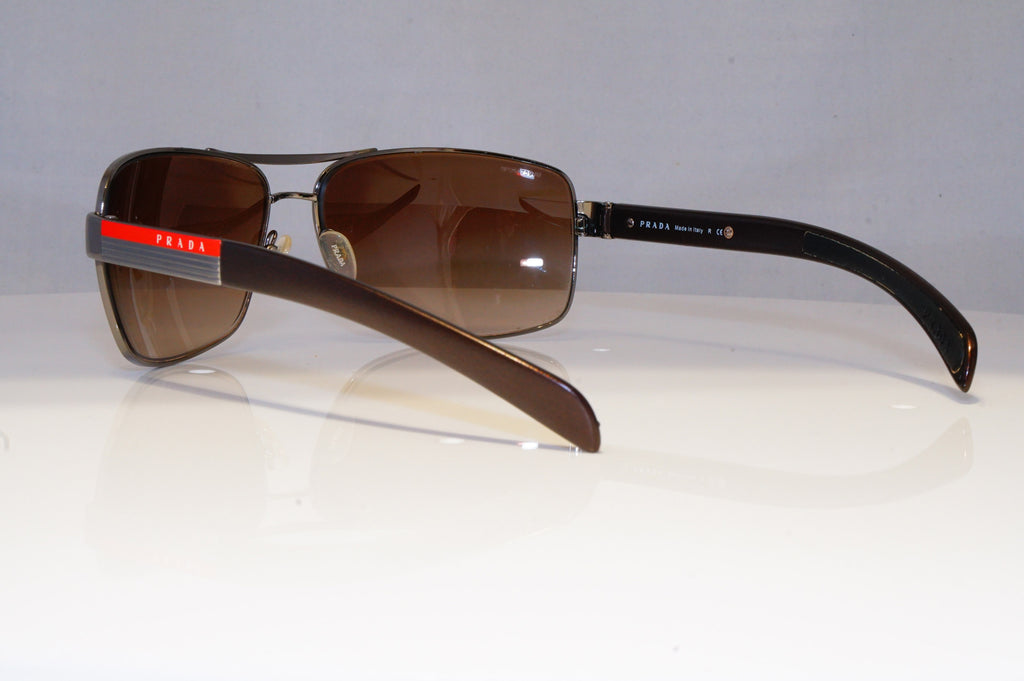 PRADA -Designer Sunglasses Brown Rectangle SPS 541 5AV-6S1 20818