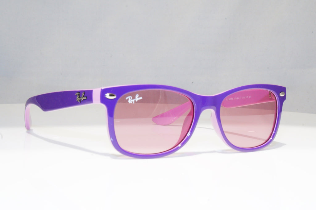 RAY-BAN Boys Girls Junior Sunglasses Violet New Wayfarer RJ 9052 179/84 18715