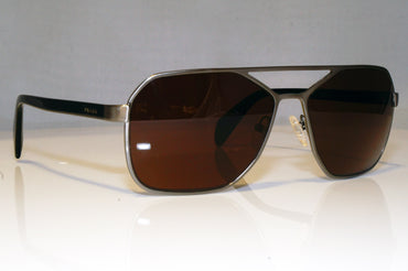 PRADA Mens Designer Sunglasses Silver Aviator SPR 54R 75S-8C1 17578