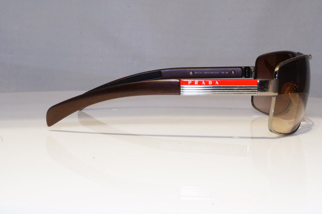 PRADA -Designer Sunglasses Brown Rectangle SPS 541 5AV-6S1 20818