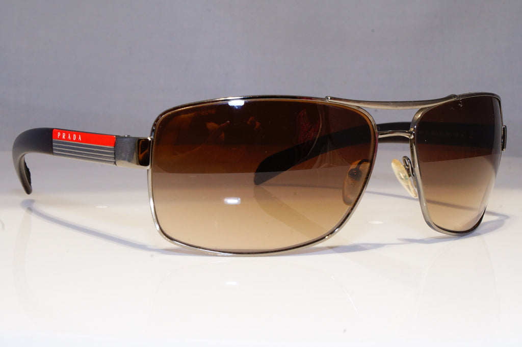 PRADA -Designer Sunglasses Brown Rectangle SPS 541 5AV-6S1 20818